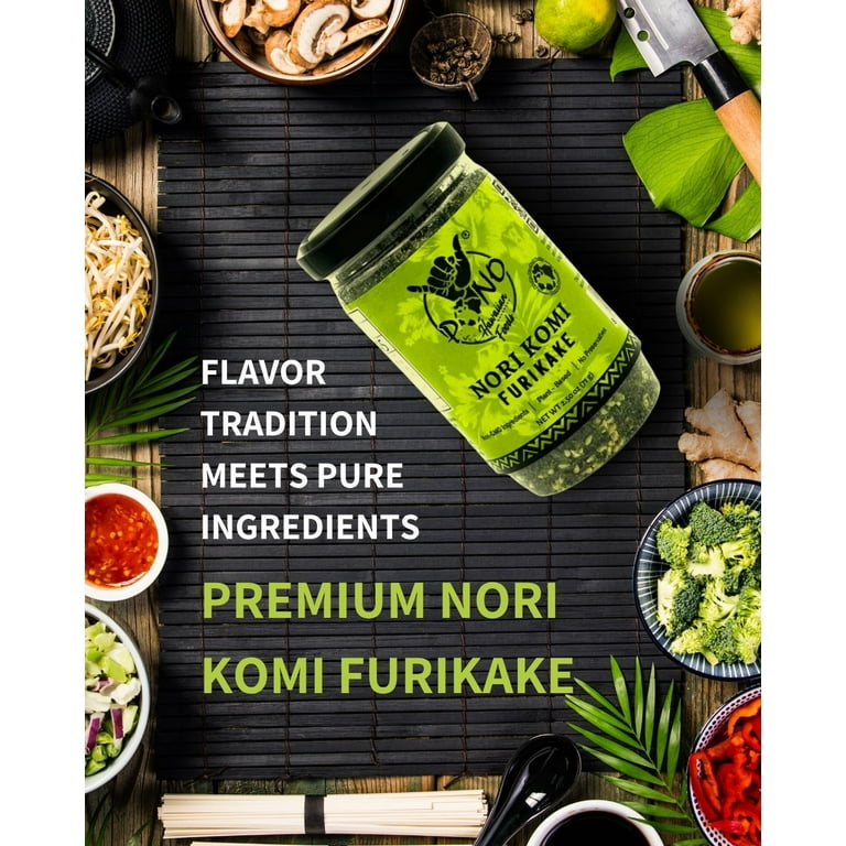 NORIKO極美品*ホコモモラ* 若草グリーン*ナイロンジャケット Pono Hawaiian Premium - Nori Komi Furikake - Japanese Rice Topping