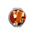 thumbnail image 1 of China Style Blessing Board Photography Hand Compact Mirror Round Portable Pocket Glass, 1 of 3