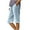 Blue, variant on Iyufng Shorts for Women Wide Leg Linen Knee Length,Summer Shorts for Women,Solid Color Loose High Waisted Short with Pockets,M-2XL