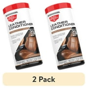 (2 pack) Jay Leno's Garage Leather Conditioner Wipes (30 Count) - Protect & Restore Car Leather Surfaces