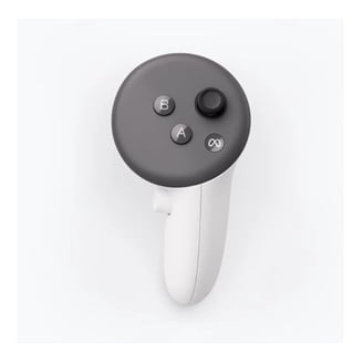 VRPark Left Hand Controller for Oculus Quest 2, White, Bluetooth