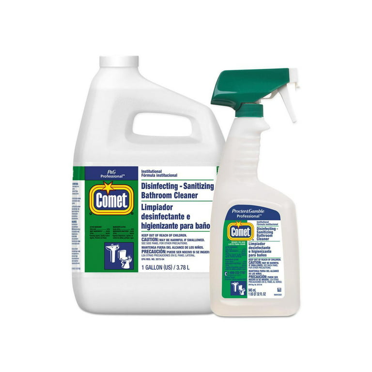 Comet Disinfecting-Sanitizing Bathroom Cleaner 32 oz. Trigger Bottle 8/Carton