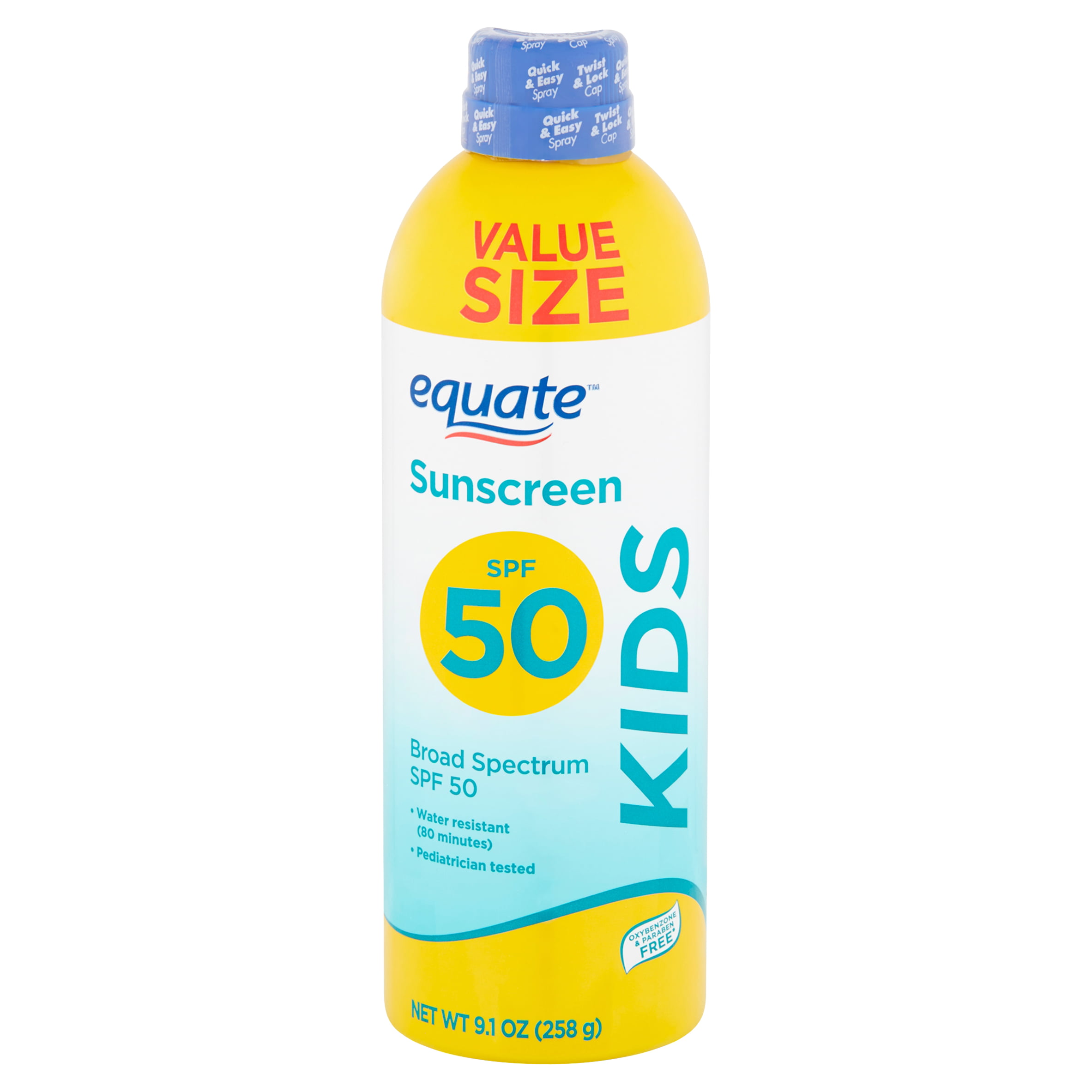 Equate Kids Broad Spectrum Sunscreen Spray, Value Size