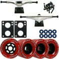 thumbnail image 1 of Core 6.0 Raw Longboard Trucks Wheels Package Bigfoot 83mm Cored Classics Red, 1 of 2
