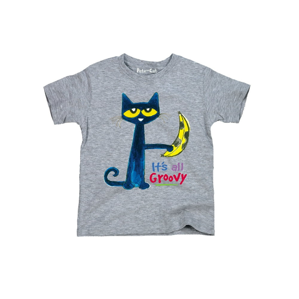 PETE THE CAT Pete the Cat It's All Groovy Youth Short Sleeve