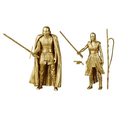 Star Wars: Skywalker Saga Kylo Ren and Rey Kids Toy Action Figure for Boys and Girls Ages 4 5 6 7 8 and Up (3")