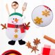 thumbnail image 2 of 6 piezas de bolsa para cubiertos de Navidad, bolsas para cubiertos de Navidad, decoración de mesa para regalos de Navidad, 2 of 5