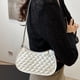 thumbnail image 5 of Women's Shoulder Bag | Fashion PU Leather Handbag Messenger Purse Tote | Versatile Crossbody with Adjustable Strap | Sleek Classic Style | Fits Essentials | 20.5x12.5x7cm | 1 Piece, 5 of 6