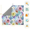 thumbnail image 3 of Naloa Cactus1 Dish Drying Mat for Kitchen Counter, Heat Resistant Drainer Mats, Absorbent Draining Mat,Dish Rack Pad,16"x18", 3 of 8