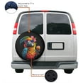 thumbnail image 4 of KAKALAD Funny Tropical Parrot Spare Tire Cover Wheel Protectors Weatherproof Universal Vehicle Dust-Proof for Trailer Rv SUV Truck Camper Travel Trailer Accessories 15 Inch, 4 of 6