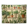 thumbnail image 5 of PRATYUS  Plant Tapestry Green Botanical Tapestry Wall Hanging Vintage Tropical Plants Wall Tapestries for Classroom Bedroom Potted Plant Backdrop  60x50inch, 5 of 6