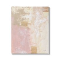 Stupell Industries Modern Soft Pink Beige Abstract Painting Morning Composition, 24 x 30,Design by Courtney Prahl