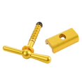 thumbnail image 2 of Abrazadera de plegable Conjunto de Tubo de marco Apriete Bloqueo - dorado Sunnimix Abrazadera de bisagra de bicicleta plegable, 2 of 7