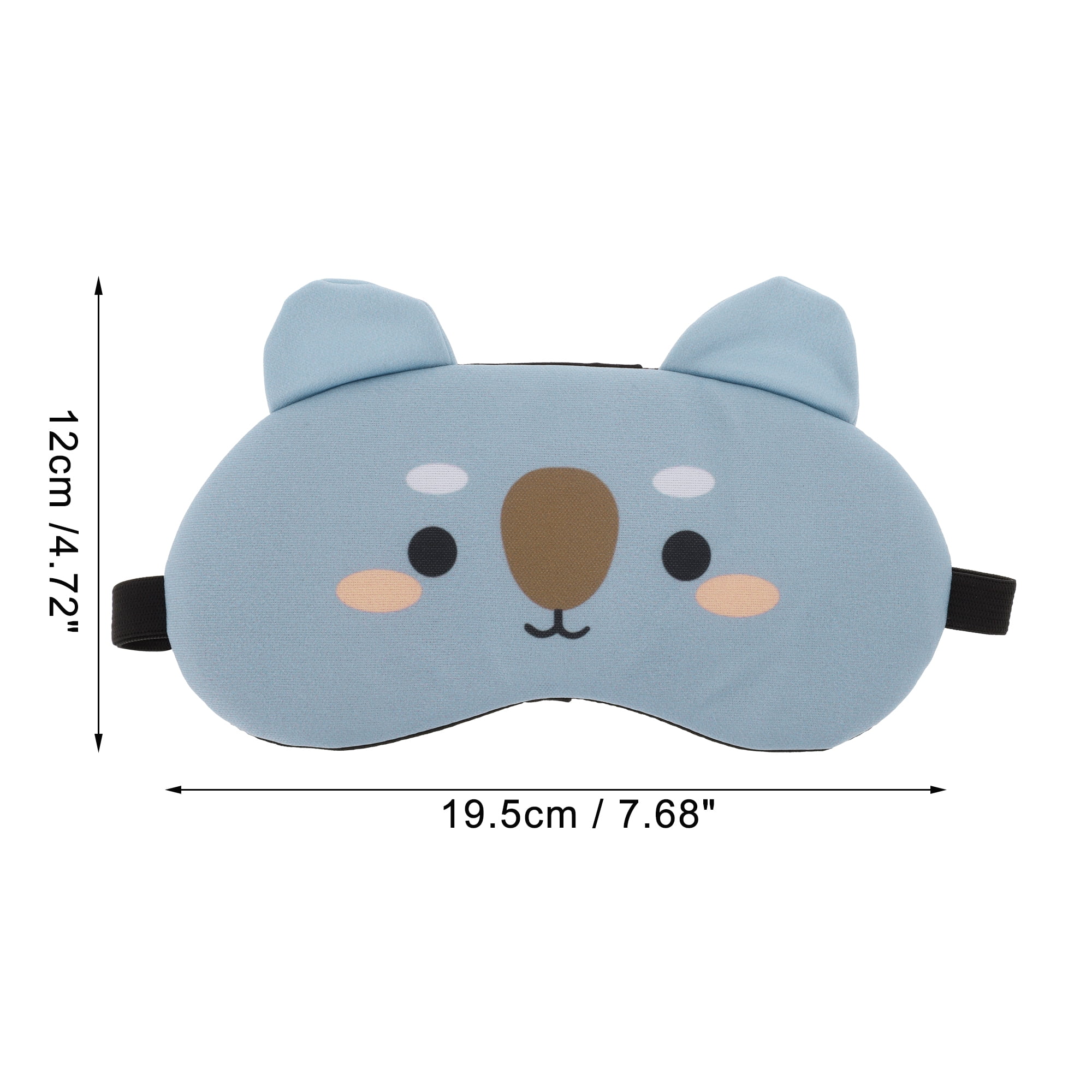 Unique Bargains Soft Koala Eyes Sleep Mask Gray Comfortable Eye Mask for Sleep