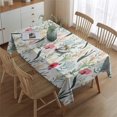 thumbnail image 2 of Pioneer Flower Floral Print Pattern Rectangle Tablecloth 60"x84",Waterproof Polyester Rectangle Table Cloth, Wipeable Spillproof Polyester Tablecloth for Dining, Camping, Indoor and Outdoor, 2 of 5