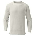 thumbnail image 4 of Vedolay Winter Sweaters for Men 2023 Vintage Sweatshirt Male Pullover Tops Grey,M, 4 of 5