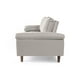 thumbnail image 5 of Sofá Cama de Lino Gris Claro Modelo Mandela Makora, 5 of 8