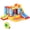 Colorful, variant on 4-in-1 Inflatable Water Slide Bounce House for Kids Outdoor Fun, 130x104x73 inch Jumping Castle with Climbing Wall & Trampoline