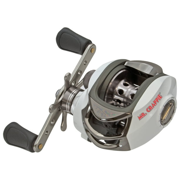 Lews Fishing Mr.Crappie Slab Daddy Baitcast Reel 6.31 Gear Ratio, 10