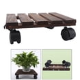 thumbnail image 4 of Potted Plant Stand Square Flower Pot Trolley Tray Mover With Wheels 360 35x35cm, 4 of 8