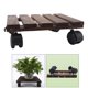 thumbnail image 4 of Soporte de planta en maceta con ruedas Carrito Cuadrado Maceta Carro de madera Los 35x35cm Sharpla carrito de jardinera de rodillos, 4 of 8
