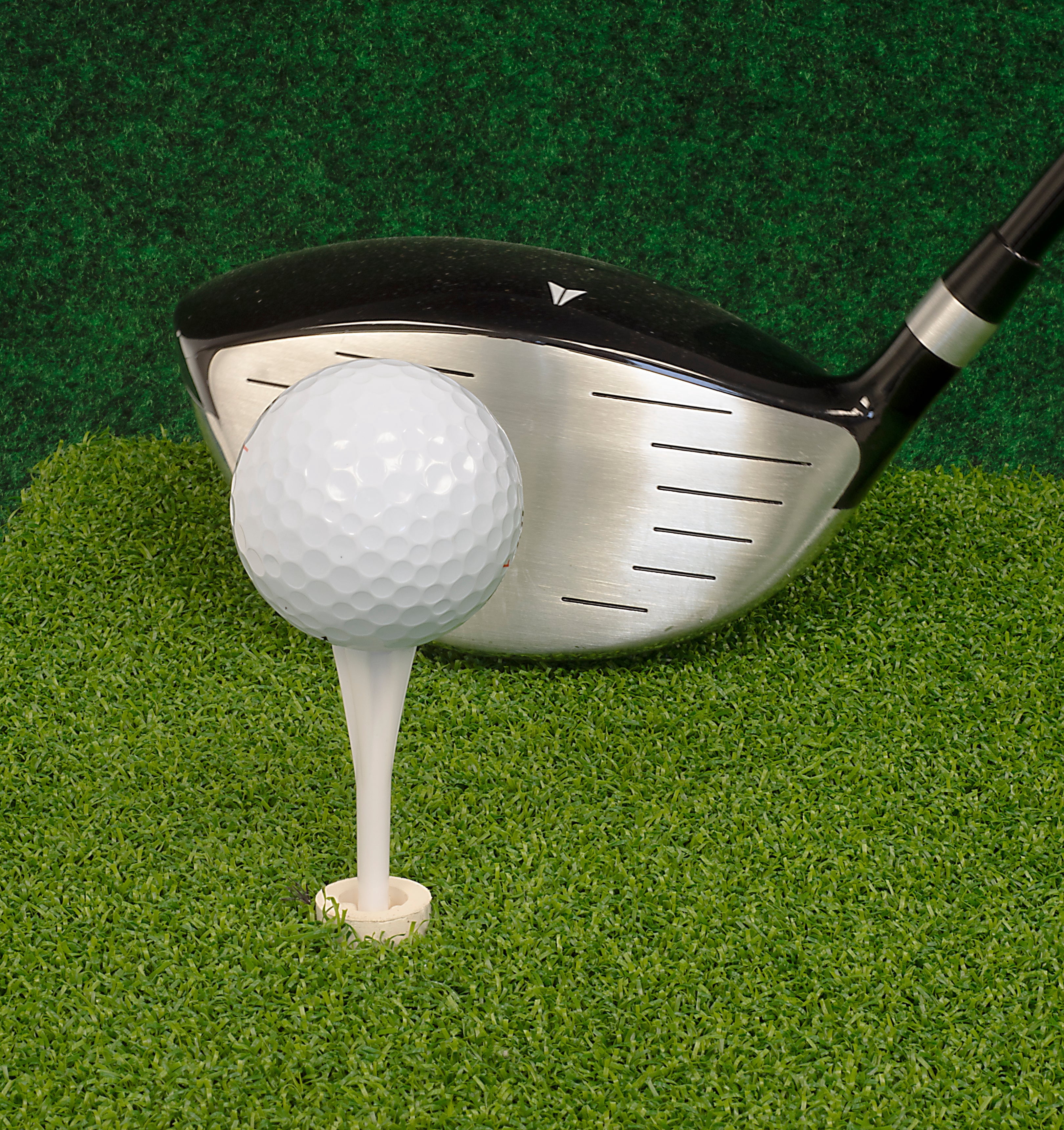 JEF World of Golf Tri-Height Turf Hitting Mat