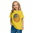 thumbnail image 6 of ZACPNCV Flag Shirt for Toddler Kids Boys Girls USA Flag T-Shirt 4th of July Shirt Patriotic Tee Tops Yellow 4-5 Years, 6 of 9