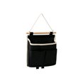 thumbnail image 2 of Wall Mounted Hanging Storage Bag, Bedside Hanging Organizer Pouch with Multi Pockets, Space Saving Holder for Bedroom Living Room Home Phone Remote Accessories Storage, Black, 2 of 7