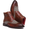 thumbnail image 5 of JUSTINREESS Douglas Men's Brogue Design Shoes In Brown Size 8, 5 of 6