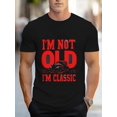 thumbnail image 1 of Men's Casual Novelty T-Shirt, Polyester, Geometric Pattern, Regular Fit, Crew Neck, Stretch Fabric, Vintage Car Design, Classic Style Tee Tee For Adult, Men, Women, Teen, Teenager, Adolescent,Youth, 1 of 7