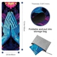 thumbnail image 4 of Pray Yoga Towel with Storage Bag, 72.8"x26.8" - Suitable for Yoga, Pilates, Fitness, etc. - Yoga Towel, Yoga Towels, Yoga Mat Towel, 4 of 6