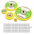 thumbnail image 3 of IKemiter 3pcs Pad de Ponçage Double Action Disque de Polissage Roue de Polissage 1/2/3/4/5/6 Pouces, 3 of 7