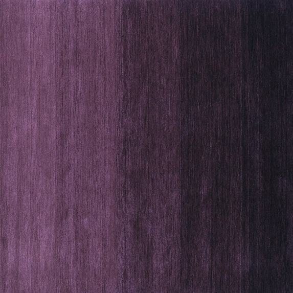 Ahgly Company Indoor Square Abstract Blue Contemporary Area Rugs, 4' Square