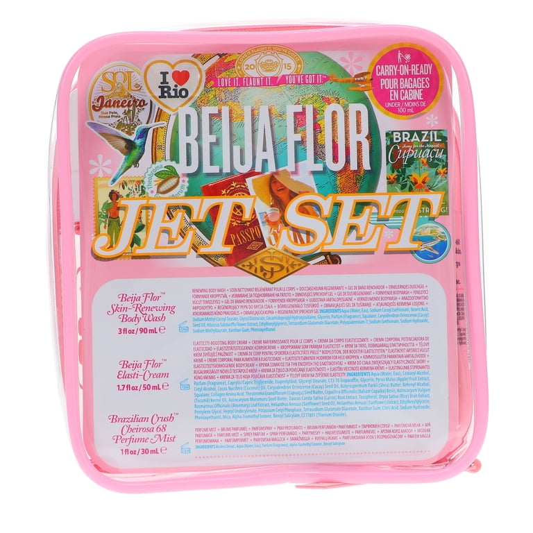 Sol de Janeiro Beija Flor Jet Set, travel skincare set with vegan