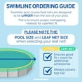 thumbnail image 4 of Swimline Hydrotools Leaf Net Winter Pool Cover for 33 Ft Above Ground Round Pools, 4 of 7