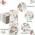 thumbnail image 5 of Fbasport 100 Pcs Bird Watercolor Butterfly Flowers Paper Napkins,Decorative Bathroom Napkins Guest Disposable,Bathroom Paper Hand Towels for Guests Holiday Wedding Baby Shower Birthday Party, 5 of 5