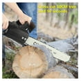 Cordless electric chainsaw,16 Inch High Hardness Quenched Chain
