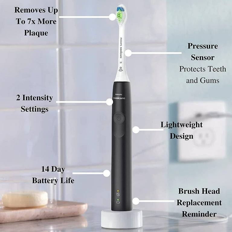 PHILIPS Sonicare Electric Toothbrush, DiamondClean Power Rechargeable Toothbrush, Black PHILIPS Sonicare Electric Toothbrush, DiamondClean Power Rechargeable Toothbrush, Black