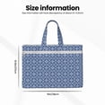 thumbnail image 3 of Kdxio Stylized Flowers Vintage Boho File Tote Document Bag Business Briefcase Bag Document Organizer Tote Briefcase for Letter A4 Files Business Teacher Office Bag, 3 of 8