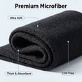 thumbnail image 2 of Streak-Free Microfiber Cleaning Cloths (8-Pack) — Suitable for cleaning a wide variety of surfaces. They are the ideal choice for cleaning windows, mirrors, kitchen countertops, cars, and more, 2 of 7