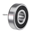 thumbnail image 3 of Uxcell Deep Groove Ball Bearings Metric Double Sealed High Carbon Steel Z2 Bearing, 20mmx52mmx15mm, 3 of 4
