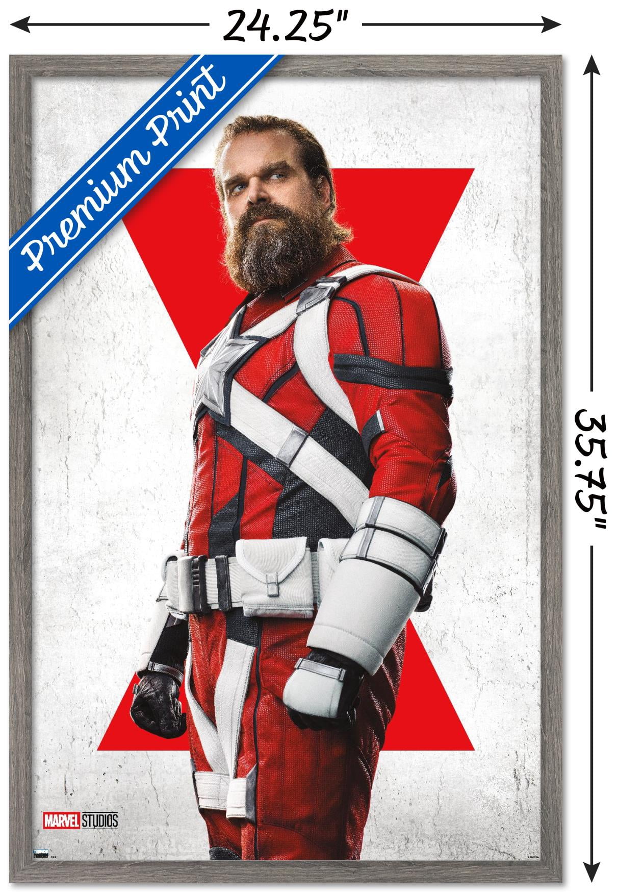 Marvel Black Widow - Red Guardian One Sheet Wall Poster, 22.375" x 34", Framed