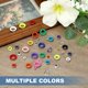 thumbnail image 4 of Uxcell 110 Pcs Ojetes con arandelas Kit de ojetes 3/8" Gris, 4 of 7