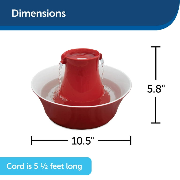 Petsafe drinkwell ceramic avalon pet fountain top