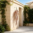 thumbnail image 6 of SLYNSHome 2Pcs Artificial Hanging Flowers for Outdoors UV Resistant Outdoor Flowers Silk Flowers for Outside Patio Porch Front Yard Window Garden Indoor Decor - Brown, 6 of 6