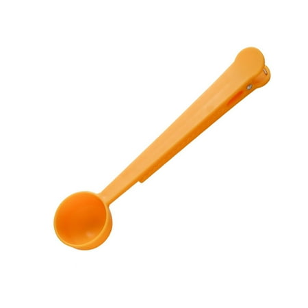 

15ml ABS Plastic Coffee Spoon With Bag Clips For Kitchen Long Handle Measuring Spoons For Tea Milk Powder Instant Drinks