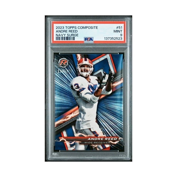 Andre Reed 2023 Topps Resurgence 199/225 #51 Navy Surge PSA 9 Mint