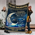 thumbnail image 1 of Boovnll Throw Blanket, Super Soft & Warm Good Night My Daughter Flannel Blanket Comfort Wrap Blanket Sofa Blanket, Blankets, Blanket, 1 of 7