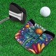 thumbnail image 5 of Haosy Cartoon Flower and Star Golf Mallet Putter Cover Strong Magnetic Leather Golf Club Headcover Closure, 5 of 7