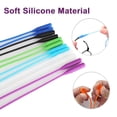 thumbnail image 2 of 6pcs Silicone Glasses Straps, TSV Anti-slip Eyewear Retainers, Colorful Sunglass String Holders, Eyeglass Rope, 2 of 8